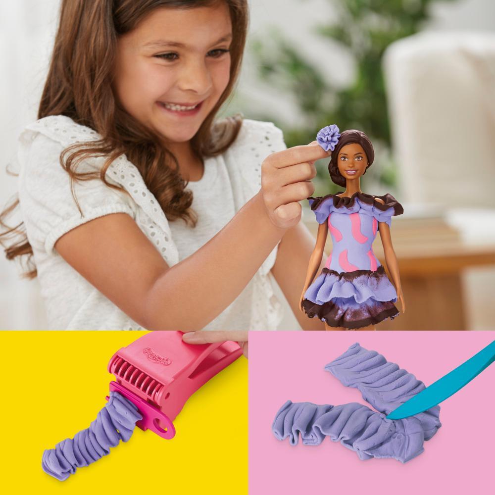 Play-Doh Barbie Fashionista Ruffles Doll Set - Image 3