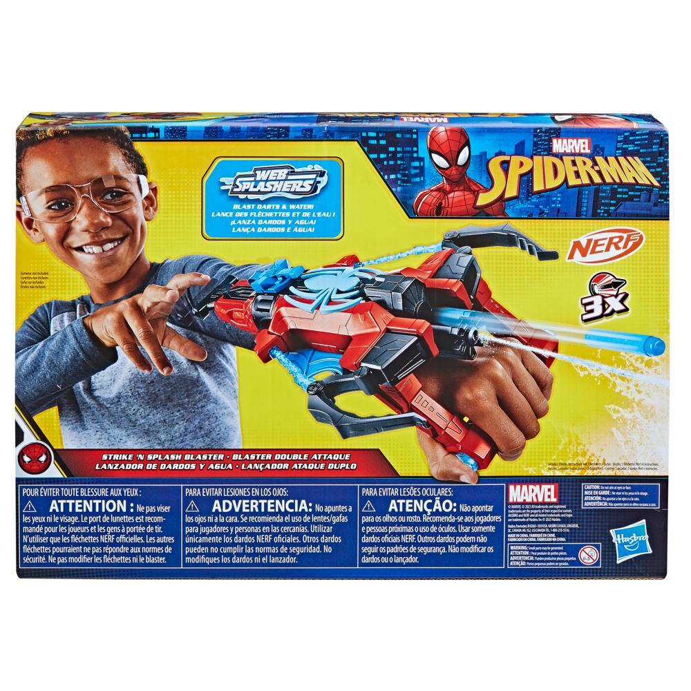 Marvel Spider-Man NERF Strike N Splash Blaster 2-in-1 Feature Super Hero Toys Marvel Toys - Image 8