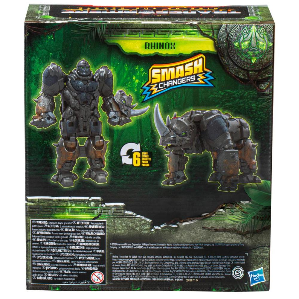 Transformers Toys Transformers Rise of the Beasts Movie Smash Changer Rhinox Action Figure - Ages 6 and up 9-inch - Image 8