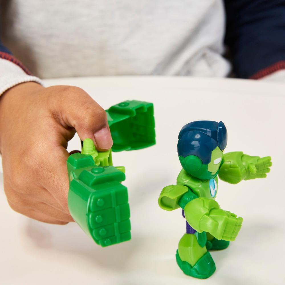 Marvel Iron Man and his Awesome Friends Iron Hulk Action Figure Toy with Accessory - Image 2