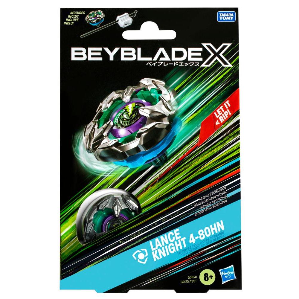 Beyblade X Lance Knight 4-80HN Starter Pack Top and Launcher - Image 2