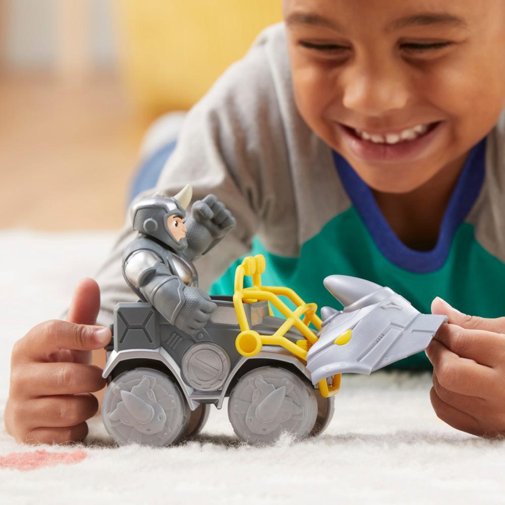 Marvel Spidey and His Amazing Friends Rhino Wrecker Toy Set for Kids 3 - Image 5