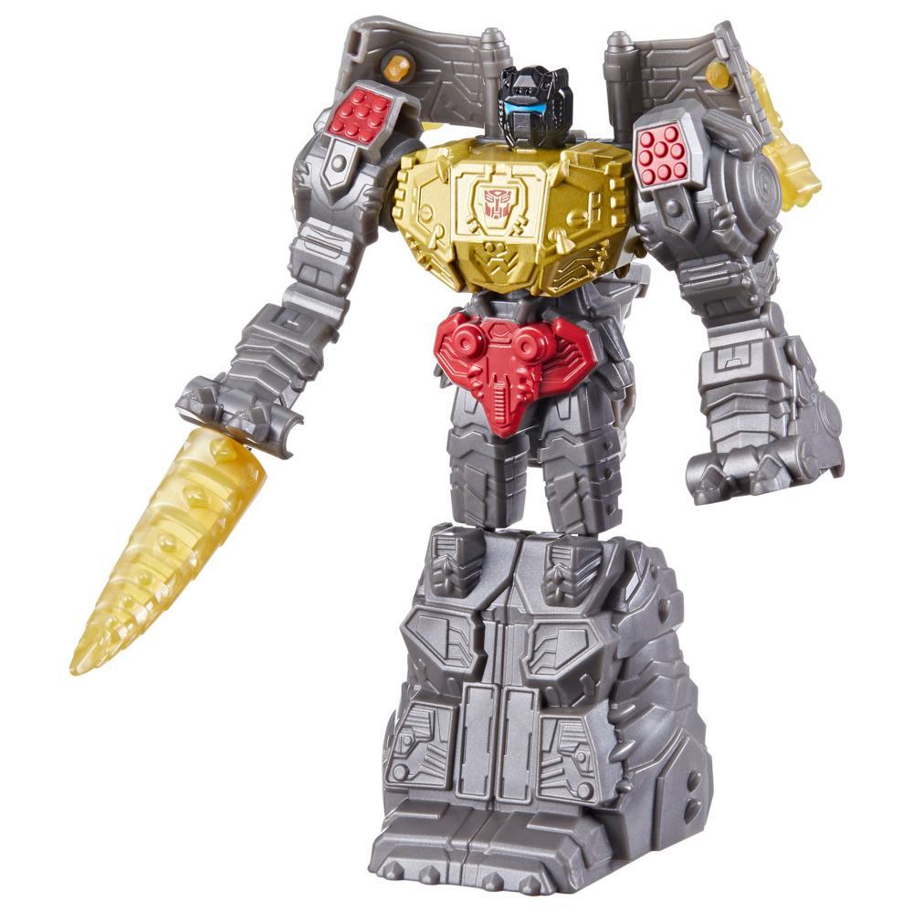 Transformers Toys Authentics Bravo Grimlock 45 Action Figures for Kids Ages 6