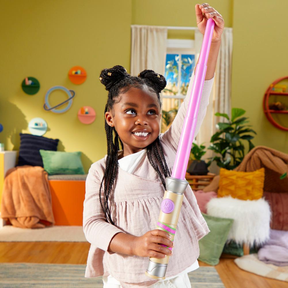 Star Wars Lys Solay Purple Extendable Lightsaber Star Wars Toys Preschool Toys - Image 2
