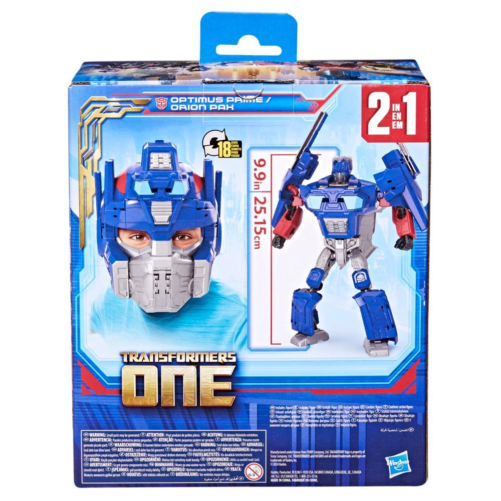 Transformers One 2 in 1 Mask and Optimus Prime Orion Pax 99 Action Figures for Kids Age 6 - Image 8