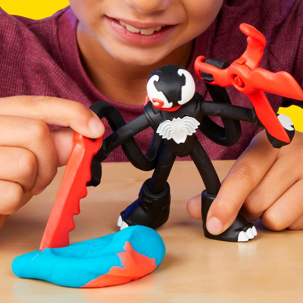 Play-Doh Marvel Spider-Man Launch Slice Battle Playset with 2 Action Figures Ages 4