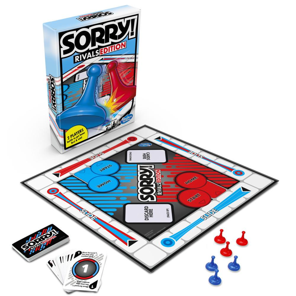 Sorry Rivals Edition Board Game 2 Player Game - Image 3