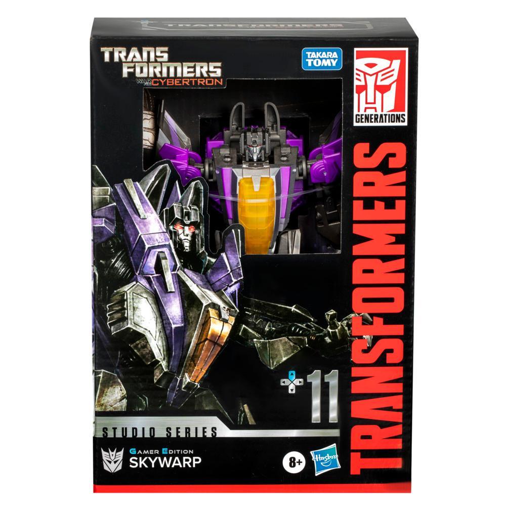 Transformers Studio Series Voyager Class Transformers War for Cybertron 11 Gamer Edition Skywarp Action Figure - Image 2