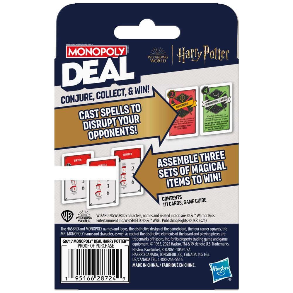 Monopoly Deal HARRY POTTER Card Game - Image 3