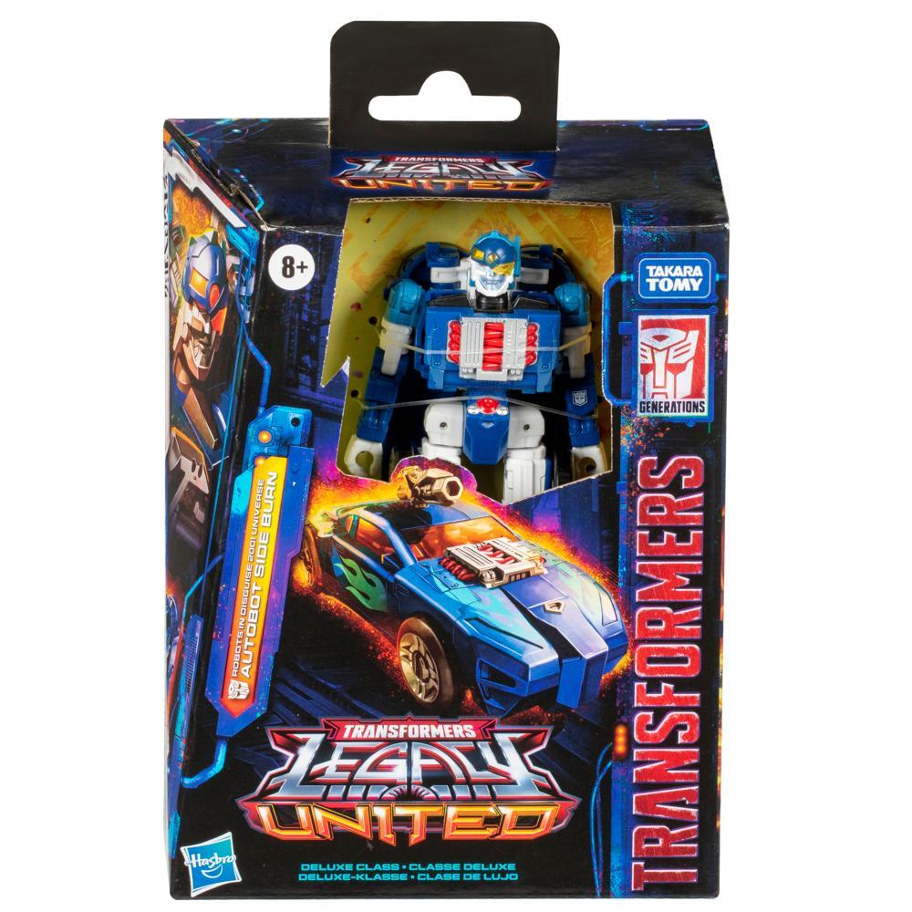 Transformers Legacy United Deluxe Robots in Disguise 2001 Universe Autobot Side Burn 55 Action Figure 8 - Image 7