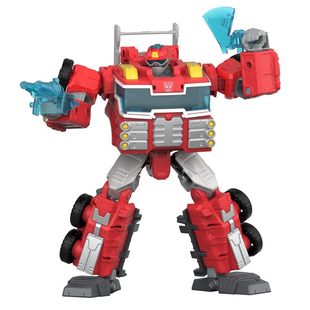 Transformers Age of the Primes Voyager Class Rescue Bot Heatwave Action Figure - Image 5