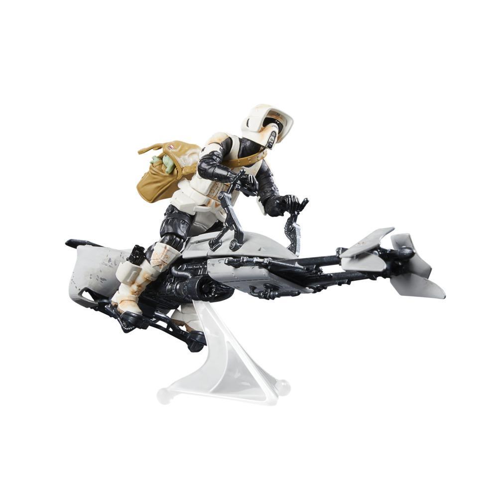Star Wars The Vintage Collection Speeder Bike Scout Trooper Grogu Vehicle Action Figures 375 - Image 6