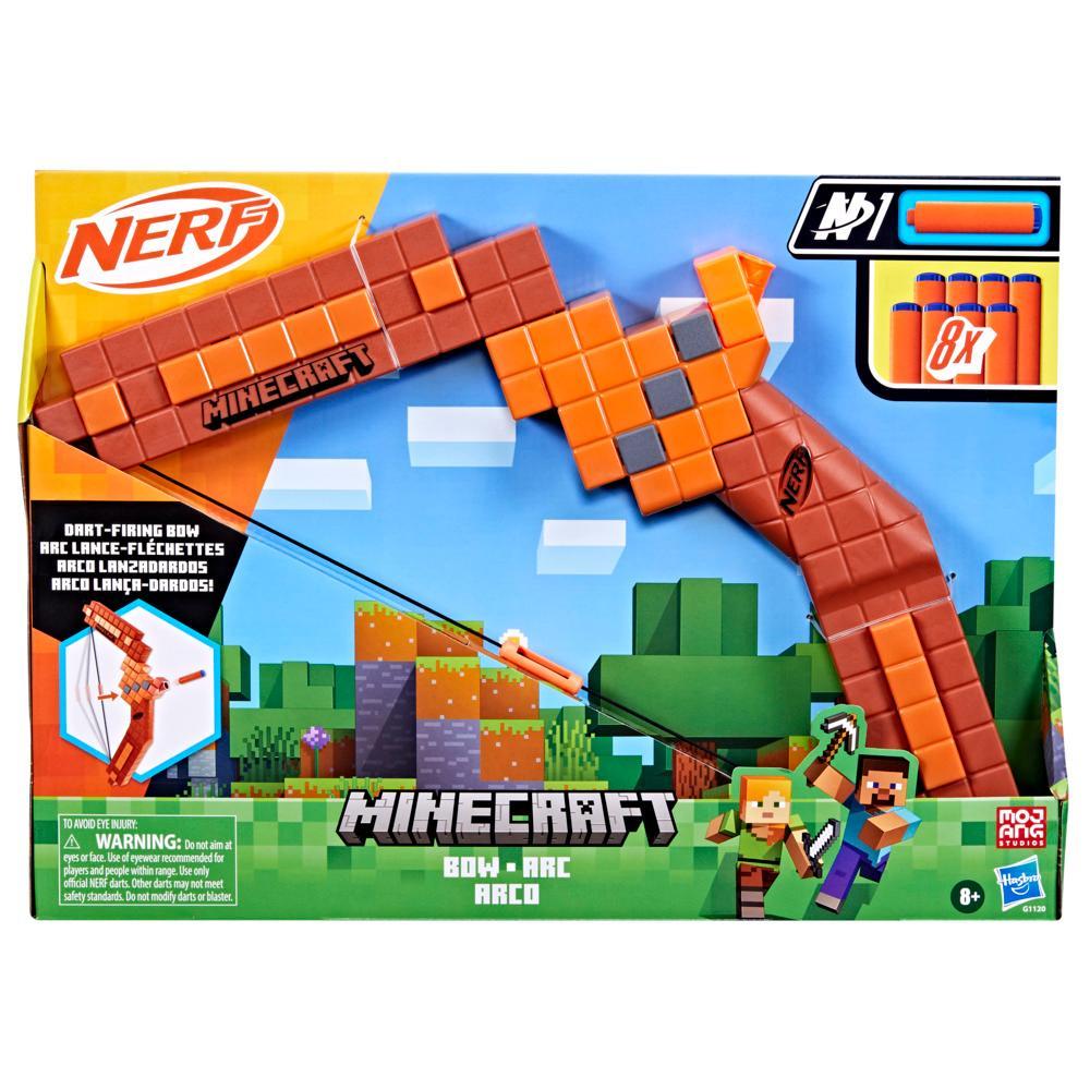 Nerf Minecraft Bow Dart Blaster 8 Nerf N1 Darts - Image 2