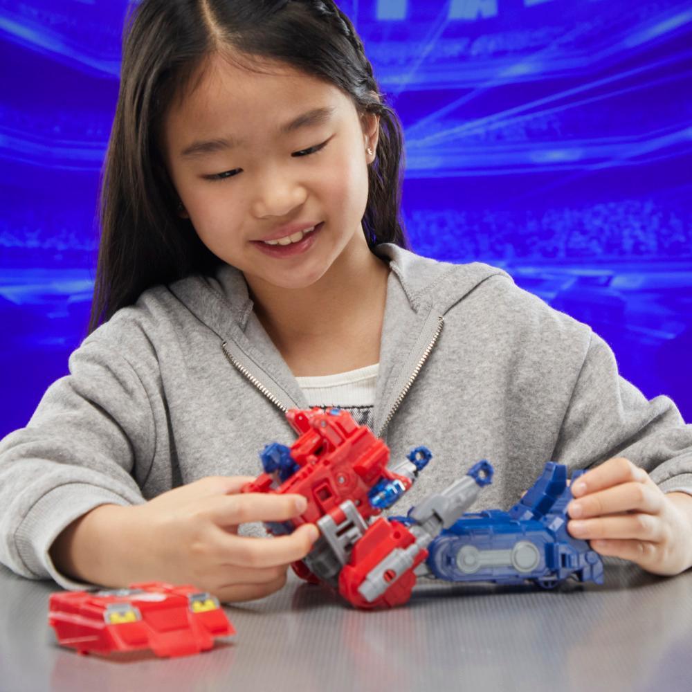 Transformers One Power Flip Optimus Prime Orion Pax Action Figure 10 Interactive Robot Toy Ages 6 - Image 3