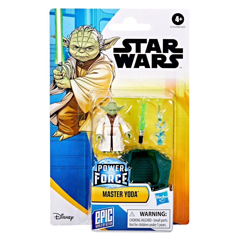 Star Wars Epic World of Action Master Yoda 4 Scale Action Figure - Image 7