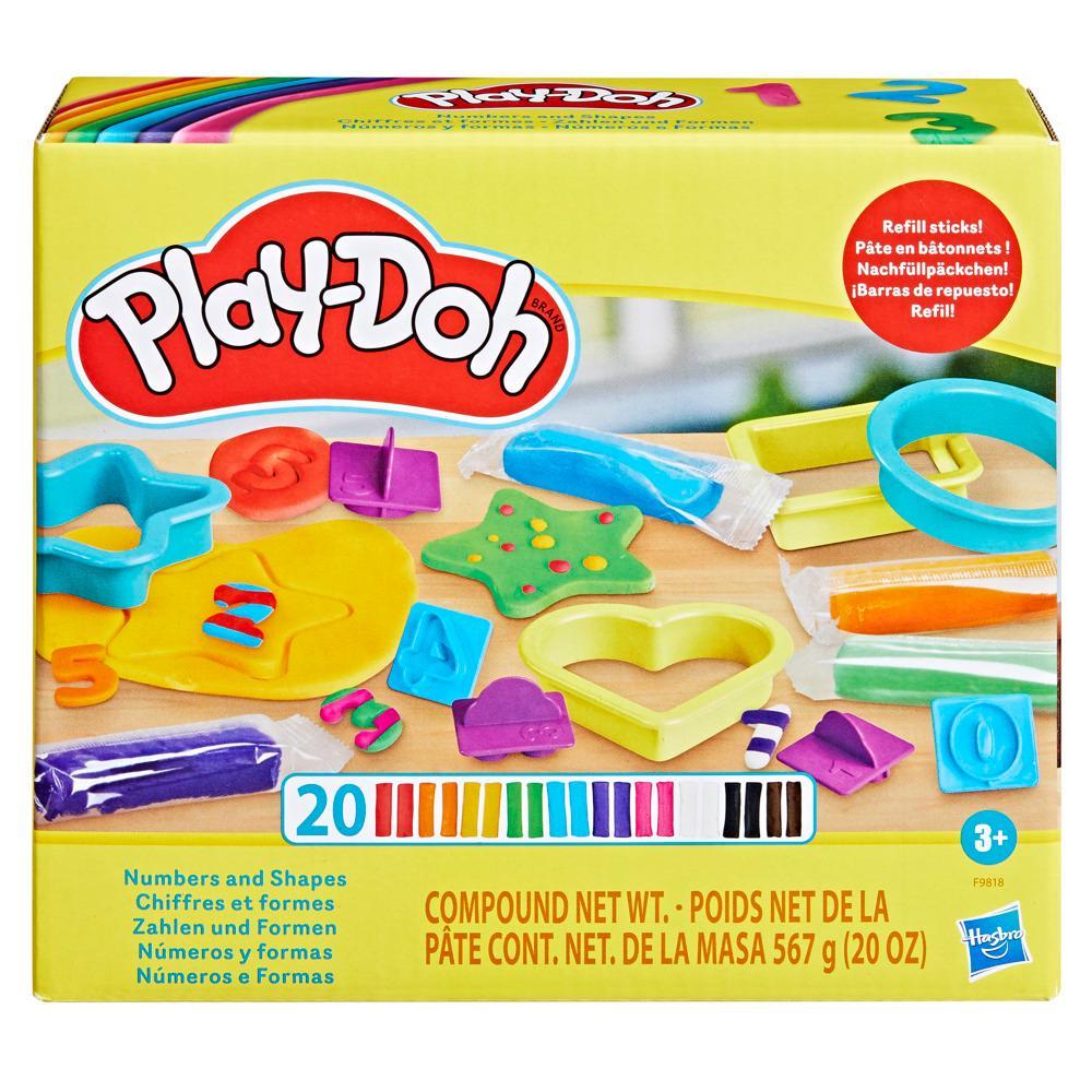 Play-Doh Numbers and Shapes Playset with 17 Tools Kids Arts and Crafts Toys 3 - Image 7