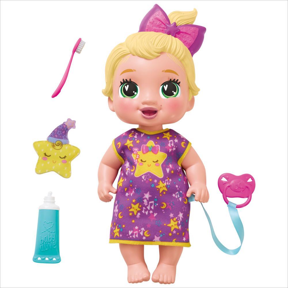 Baby Alive Lil Dreamer LaLa GooGoo Blonde Hair Baby Doll Sleepover Toy for Girls Boys 3 - Image 6