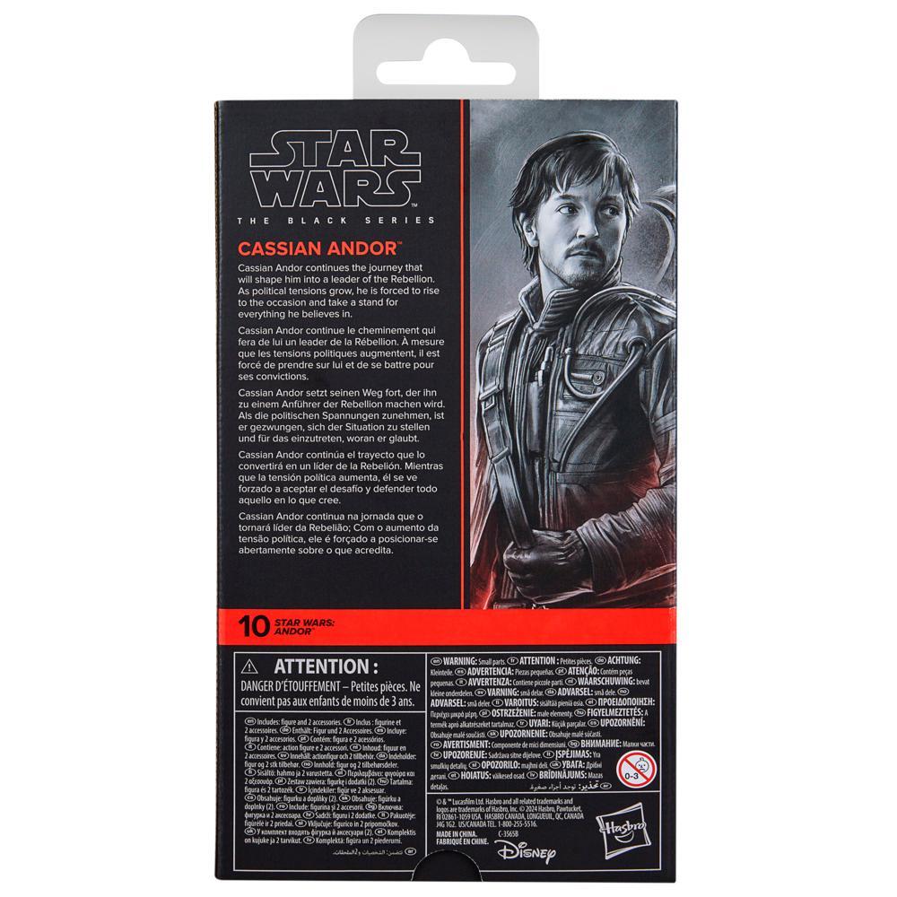 Star Wars The Black Series Cassian Andor Collectible Action Figure 6 - Image 8