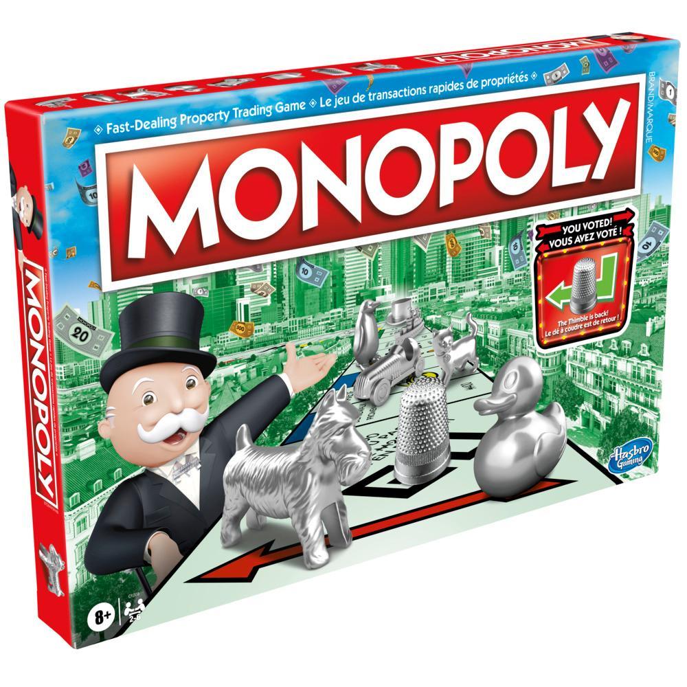 Monopoly Board Game for Ages 8 For 2-6 Players Includes 8 Tokens Tokens May Vary - Image 6