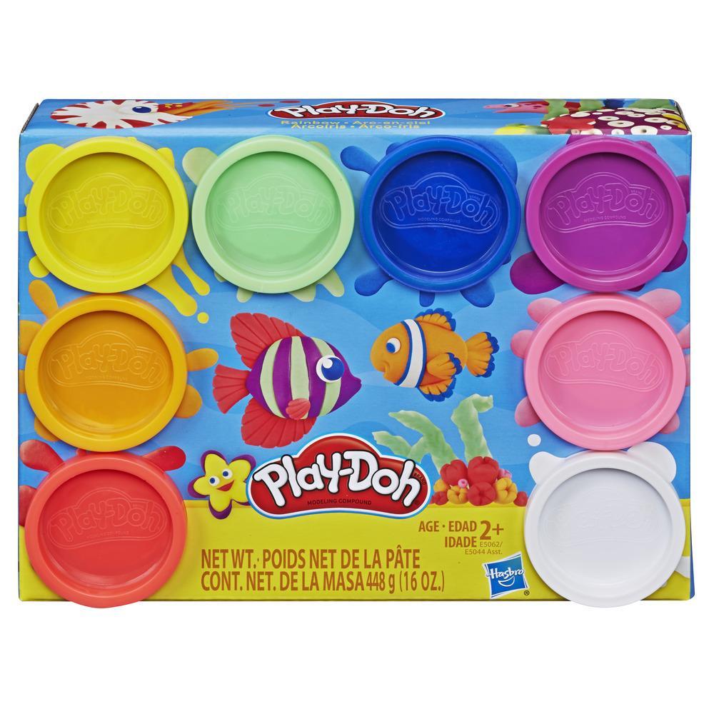 Play-Doh 8-Pack Rainbow Non-Toxic Modeling Compound with 8 Colors - Image 2