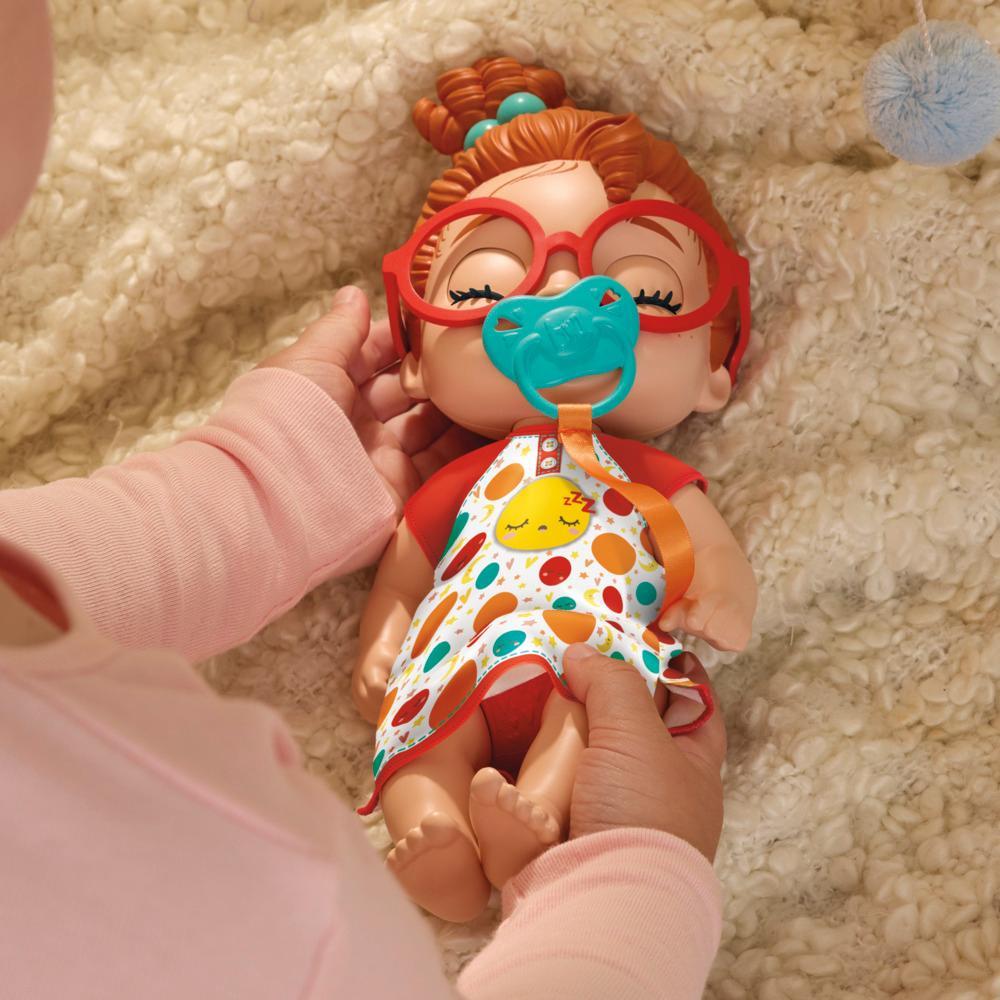 Baby Alive Lil Dreamer Dottie Doodle Red Hair Baby Doll Sleepover Toy for Girls Boys 3 - Image 11