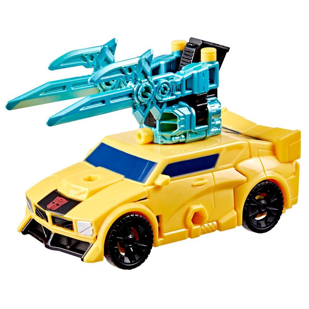 Transformers CYBERWORLD Armored Cyber Changers Bumblebee Action Figure