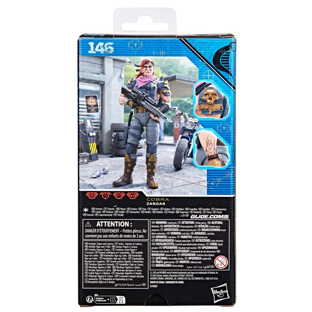 GI Joe Classified Series 146 Dreadnok Zandar Action Figure - Image 8