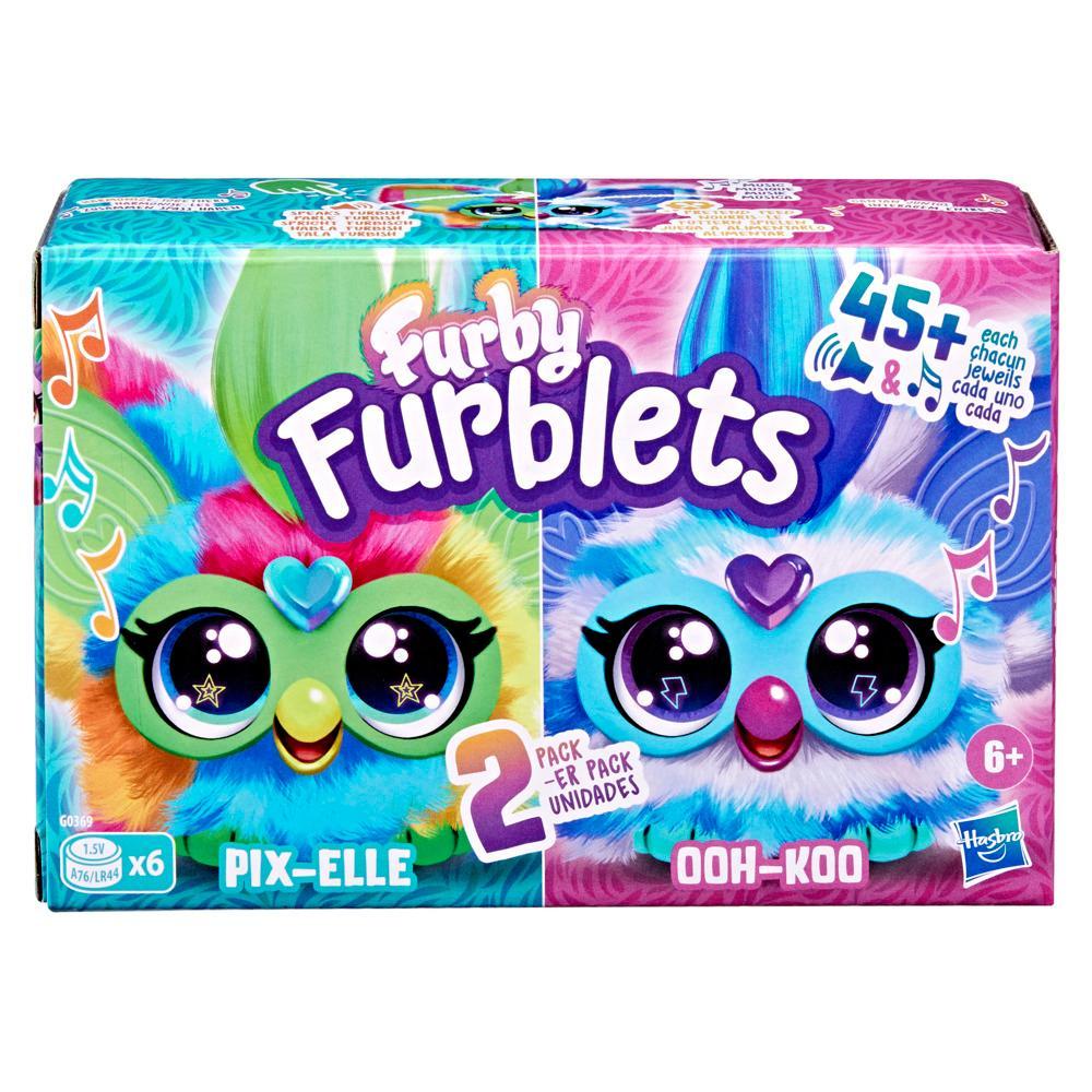 Furby Furblets 2-Pack Pix-Elle and Ooh-Koo Mini Electronic Plush Toys - Image 7