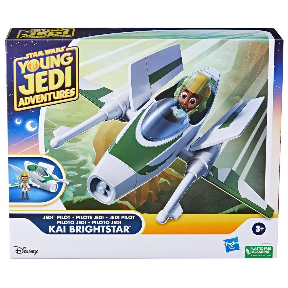 Star Wars Young Jedi Adventures Jedi Pilot Kai Brightstar Preschool Toys 4-Scale - Image 7