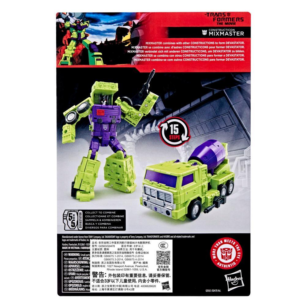 Transformers The Transformers The Movie Constructicon Mixmaster 55 Action Figure 8 - Image 10