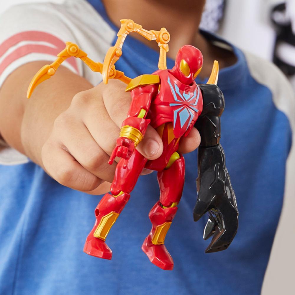 MixMashers Marvel Spider-Man Iron Spider Toy 5 12 cm Mix--Match Deluxe Figure 4 - Image 5