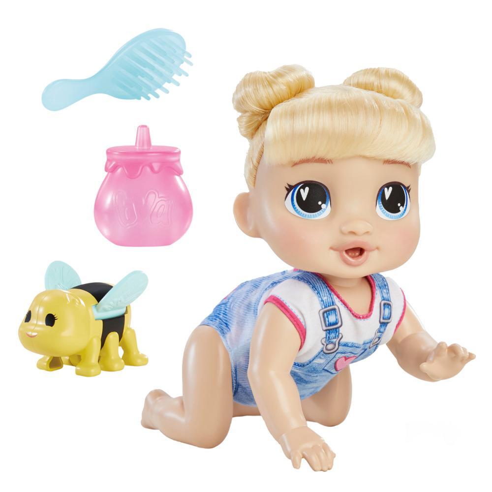 Baby Alive Crawl n Play Harper Hugs Doll Blonde Hair Electronic Kids Toys for Girls Boys 3 - Image 6